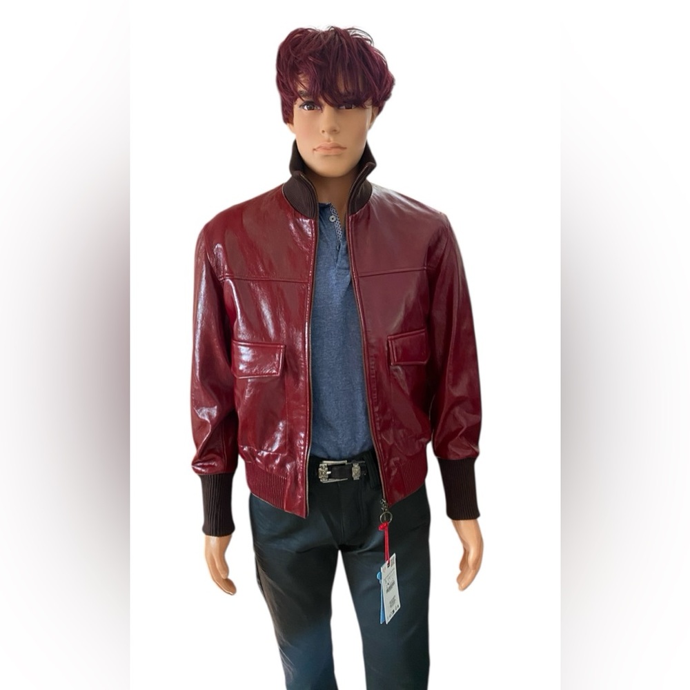 Zara X Harry Lambert leather men’s jacket